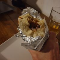 Tiny burrito at O Burrito in Porto