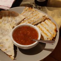 Bean quesadilla at O Burrito in Porto