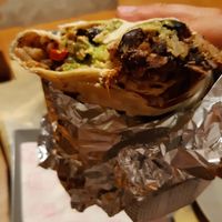 El Pablo burrito at O Burrito in Porto