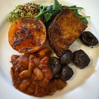 Vegan breakfastt  at Saff's Cafe  in Castlemaine
