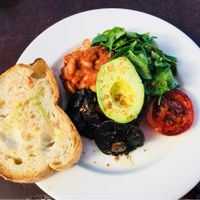 Vegan big breakfast  at Saff's Cafe  in Castlemaine