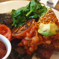 Vegan brekkie at Saff's Cafe  in Castlemaine
