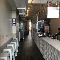 Counter for take out at Ahimsa Garden in New York City