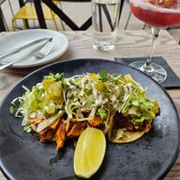 Jackfruit tacos at Bar Verde in New York City