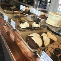 2/20 selection of vegan pastries at Red Barn Bakery in Irvington