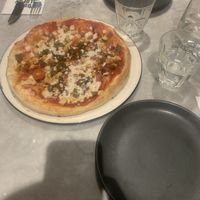 vegan pizza at Pizza Express - North Bridge in Edinburgh