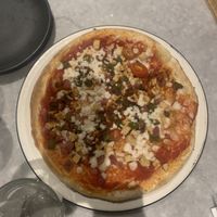 vegan pizza at Pizza Express - North Bridge in Edinburgh
