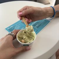 pistacchio gelato   at i Nonni Cremeria in Bratislava