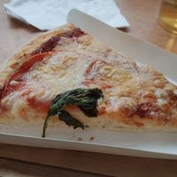 pizza 3 cheese margarita at One Planet Pizza in Norwich