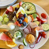 Vegan/Delicious-Frühstück  at Museums Cafe in Flossenburg