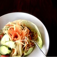 Green Papaya Salad at Sa Wad Dee in Meridian