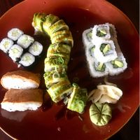 Vegan Sushi Plate  at Sa Wad Dee in Meridian