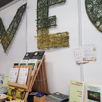 stall at vegfestUK, London at Vegan Organic Network in Manchester
