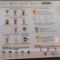 Menu at Lemoncha in Geneva