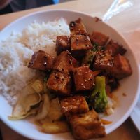 Teriyaki Tofu...great taste. at Fire Street Food in Savannah