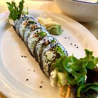 Oglethorpe Roll. Vegan by default .  at Fire Street Food in Savannah