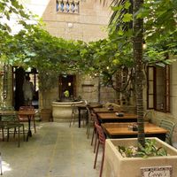 Entree and outside area  at Coogi's Restaurant in Mdina