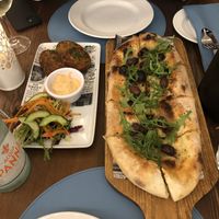 The falafel (do not eat the sauce, it is mayo based) and focaccia (amazing) at Trattoria AD 1530 in Mdina