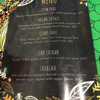 New menu at Vegan Flavours in South East London