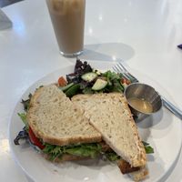 TBLT and cold brew with oat milk    at Cuppa in Ogden