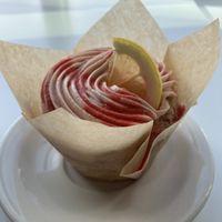 Strawberry lemonade cupcake  at Cuppa in Ogden
