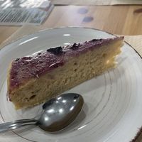 Lemon and blueberry  at Verdetariano in Sevilla