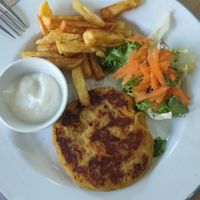 2º Hamburguesa de legumbre at Verdetariano in Sevilla