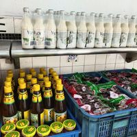 Drinks and seasonings at Sin Meng Kee Products in Ipoh