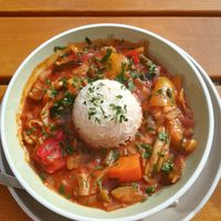 Vegan Red Thai Curry at Hier & Jetzt in Soest