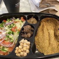 Vegan breakfast  at TLV - Aroma - T3 in Tel Aviv