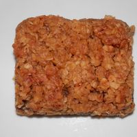 This vegan date flapjack was lovely! at The Garden Cafe  in Cambridge