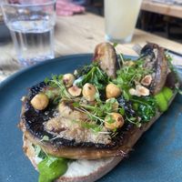 Garlic mushroom toastt  at The Fig in Rye