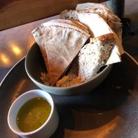 Bread and oil  at The Fig in Rye