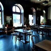 Interior at Berlinka Cafe in Bratislava