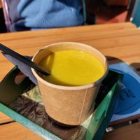 Brocolli cheese soup at Dr.Plant in Leeuwarden