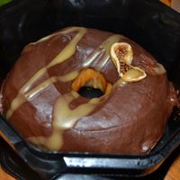 Chocolate-Caramel (bring your own take-out box to save an extra fee) at Vegan Food & Sweet Bar in Brno