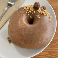 Cinnamon donut at Vegan Food & Sweet Bar in Brno