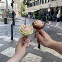   at Gelarto Rosa - Szent István in Budapest