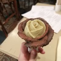 vegan pistachio and chocolate at Gelarto Rosa - Szent István in Budapest