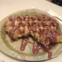 Avocado waffle + nutella at Gelarto Rosa - Szent István in Budapest