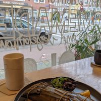 Vegan tamale at OKO - Cultural Melting Point in Amsterdam