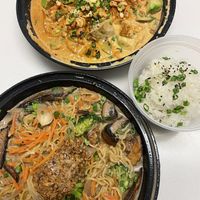 New vegan mushroom Ramen and tofu massaman curry  at Yosake in Wilmington