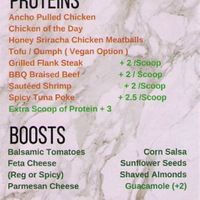 Vale Food Co. Menu at Vale Food in Gainesville