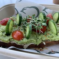 Avocado toast   at Aubergine & Company in Lehi