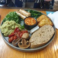Vegan breakfast at Clean Cut Kitchen in Nottingham
