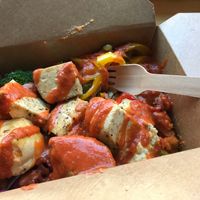 Tofu protein box at Clean Cut Kitchen in Nottingham