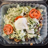 Huarache with soy curls  at Los Gorditos - SE Division & 50th in Portland