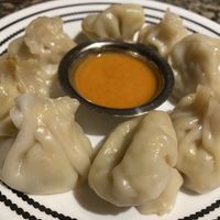 Vegan dumplings   at Durbar Square Restaurant in Portsmouth