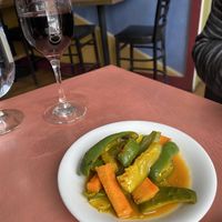Pickled vegetables  at Durbar Square Restaurant in Portsmouth