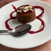 Carrot dessert   at Durbar Square Restaurant in Portsmouth